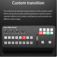 Bàn bấm cho Vmix Mini Switcher Control Panel MIDI2.0 (Tally Output TYST)