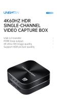 Box Capture livestream Unisheen UC2600H HDMI 4K60