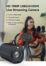 Camera Livestream KT - S10MS Zoom quang 10X - Katovison