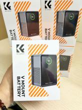 Pin V Mount K&F Concept V99 Pro - Sạc nhanh PD100W – DC/D-Tap/Dual USB-C/USB-A, Màn Hình TFT