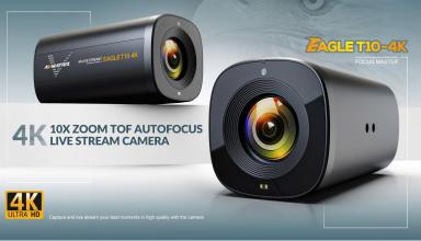 Camera Livestream Eagle T10 4K Zoom 10X Autofocus