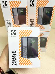 Pin V Mount K&F Concept V99 Pro - Sạc nhanh PD100W – DC/D-Tap/Dual USB-C/USB-A, Màn Hình TFT
